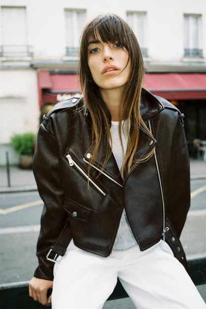 Vogue leather jacket